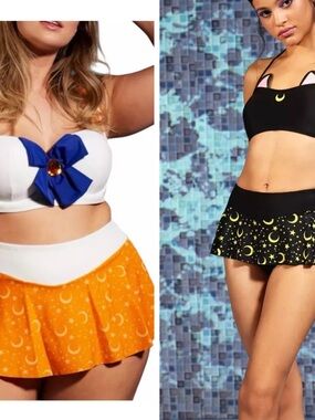 Plus Size Two-Piece Sailor Moon Inspired Suits SAILOR VENUS AND LUNA